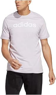 adidas Essentials - Linear Embroidered Logo Jersey T-Shirt for Men