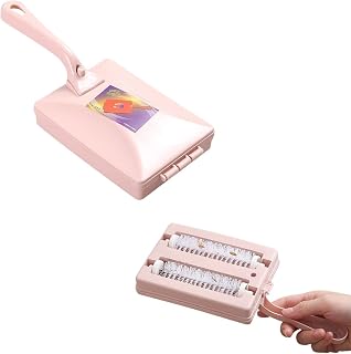 Handheld Carpet Sweeper Handheld Home Cleaning Brushes - Double-Roller Carpet Table Brush Household Tool Crumb Dirt Cleaner For Tablecloth, Floor, Sofa Professional design