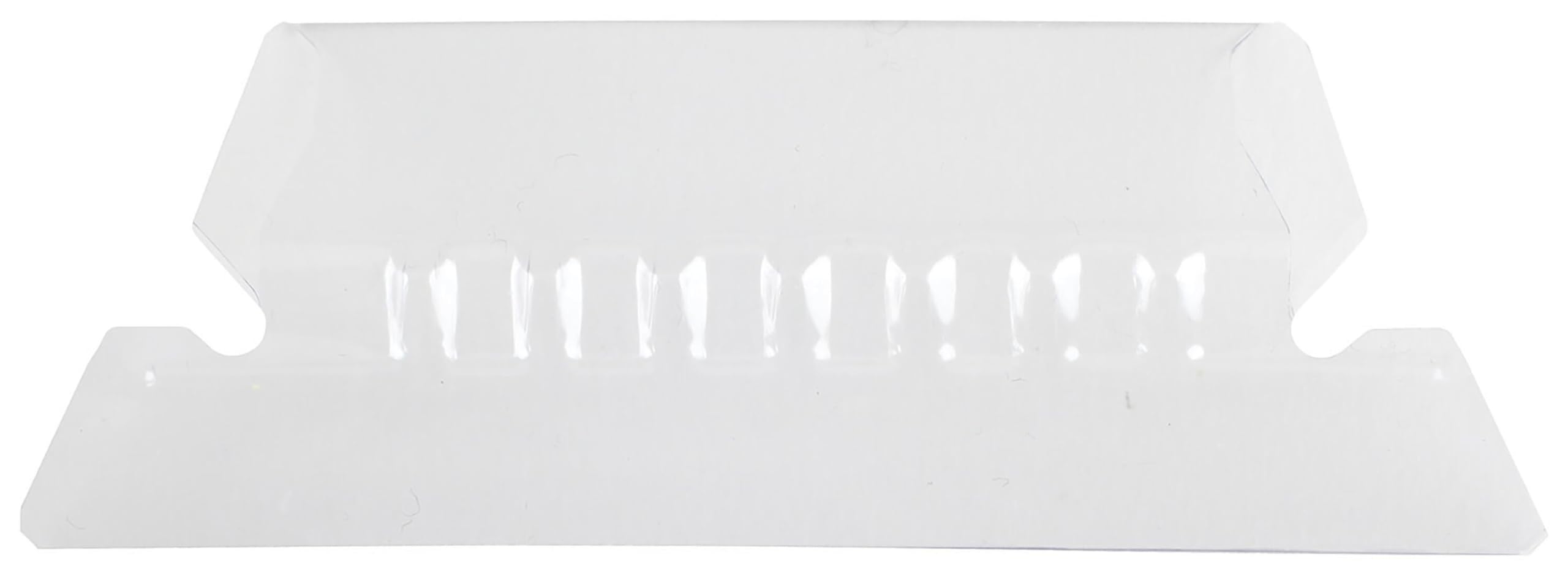 Pendaflex File Folder Tabs, Plastic Tabs with Blank Inserts, 2-Inch, Clear, 25-P