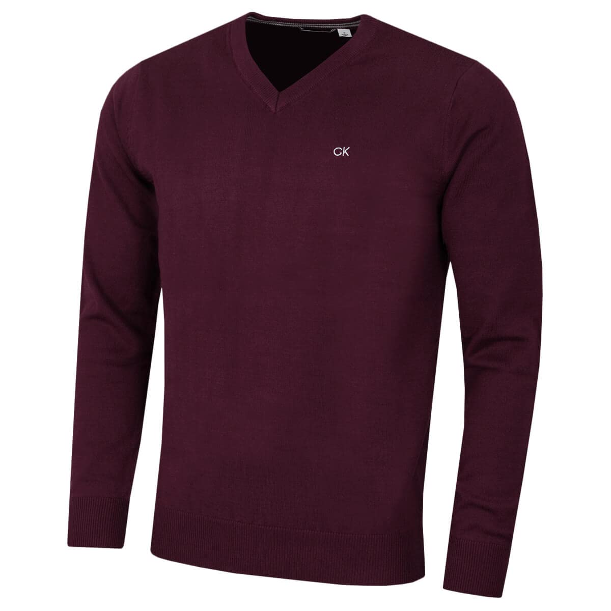 Calvin Klein 2026 Golf Jersey Cotton Soft V-Neck Easy Care Men