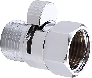 KES Shower Head Shut Off Valve Brass with Handle Lever G1/2 Water Flow Control Valve Regulator Chrome, K1140B-CH