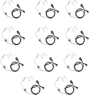 2 Way Radio Earpiece Compatible with Kenwood Baofeng UV-5R BF-888S 10PCS