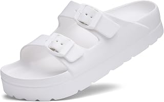 Goosecret Women's Comfortable Arch Support Walking Platform Sandals