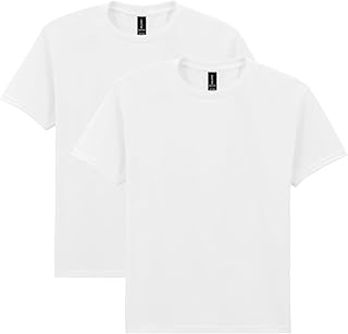 Gildan Unisex-Child Gildan Youth Heavy Cotton T-Shirt, Style G5000b, 2-Pack