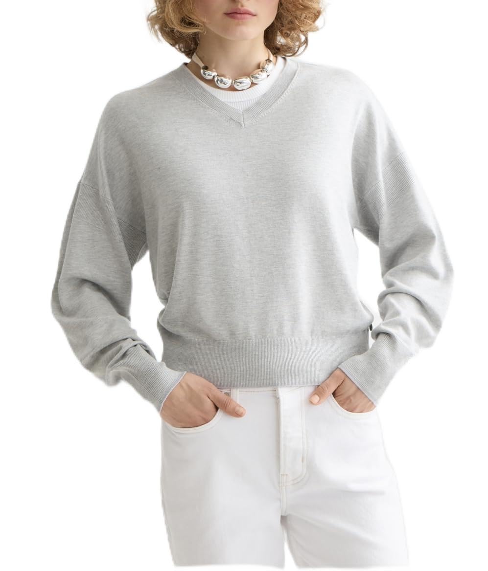 Scotch & Soda Women's Relaxed-fit V-Neck Pullover Sweater (Pack of 1)
