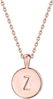 PAVOI Initial Necklace for Women, 14K Gold Plated Alphabet Letter Pendant
