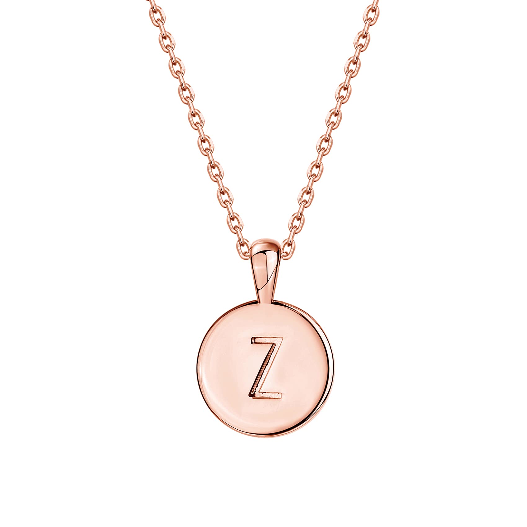 PAVOI Initial Necklace for Women, 14K Gold Plated Alphabet Letter Pendant