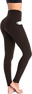 CA166 Women's Sports Leggings with Pockets Fitness Push Up Leggings Workout Yoga Gym Trousers