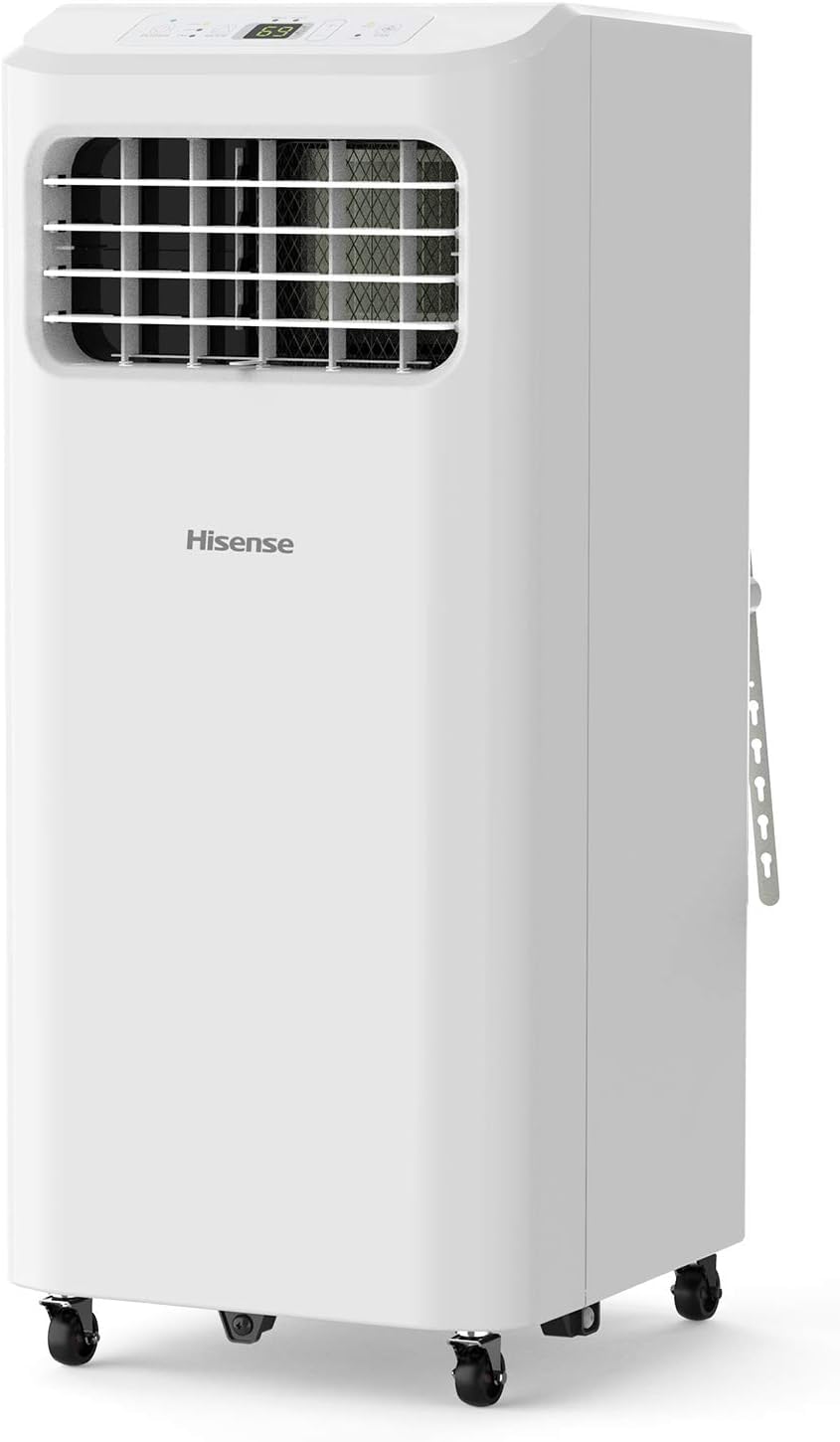 Hisense Portable Air Conditioner 6,000 BTU Cooling Dehumidifier Fan for Smaller 