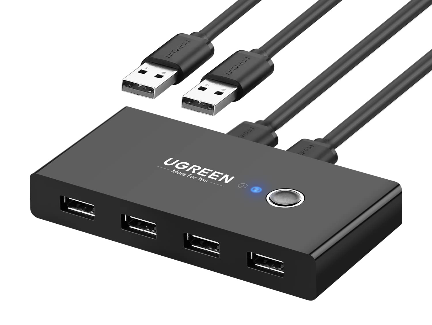 UGREEN USB Switch Selector 2 Computers Sharing 4 USB Devices USB 2.0 Peripheral 