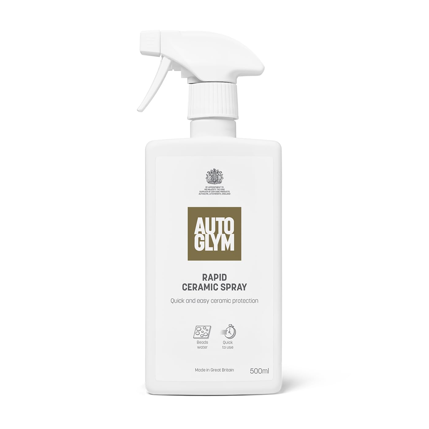 Autoglym Rapid Ceramic Spray, Ultra Hydrophobic 500ml | Ceramic Spray Wax for Pa