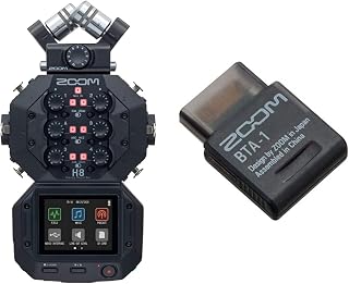 Zoom H8 12-Track Portable Recorder + Bluetooth Adapter (BTA-1)