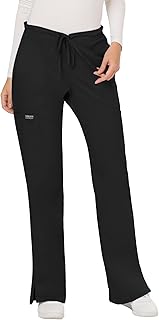 Cherokee WW Revolution Scrub Pants for Women Mid Rise Flare Pant 5 Pockets | Classic Fit, 2-Way Soft Stretch, Drawstring Medical Bottoms, Durable Fabric, Easy Care, Built for Long Medical Shifts