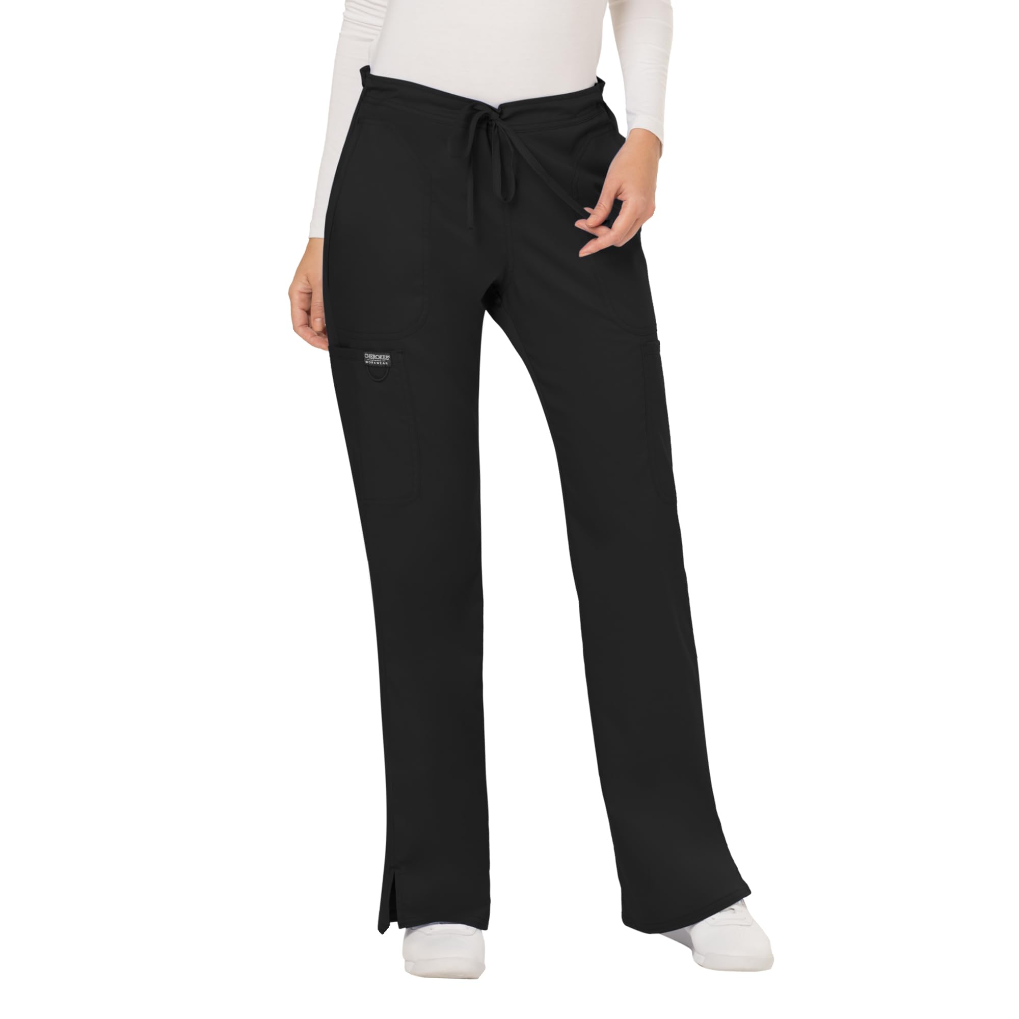 Cherokee WW Revolution Scrub Pants for Women Mid Rise Flare Pant 5 Pockets | Cla