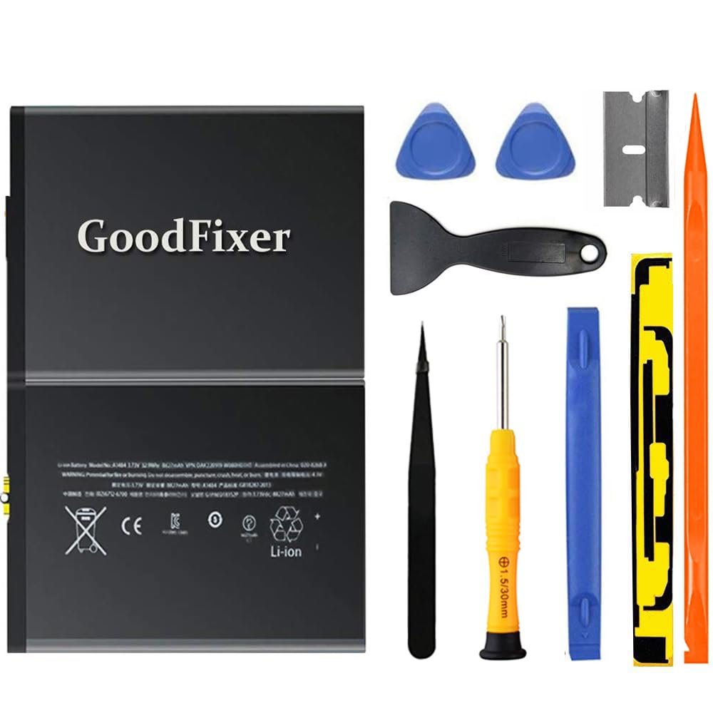 GoodFixer Battery Replacement Kit for iPad (6th 7th 8th 9th Generation) Model: A