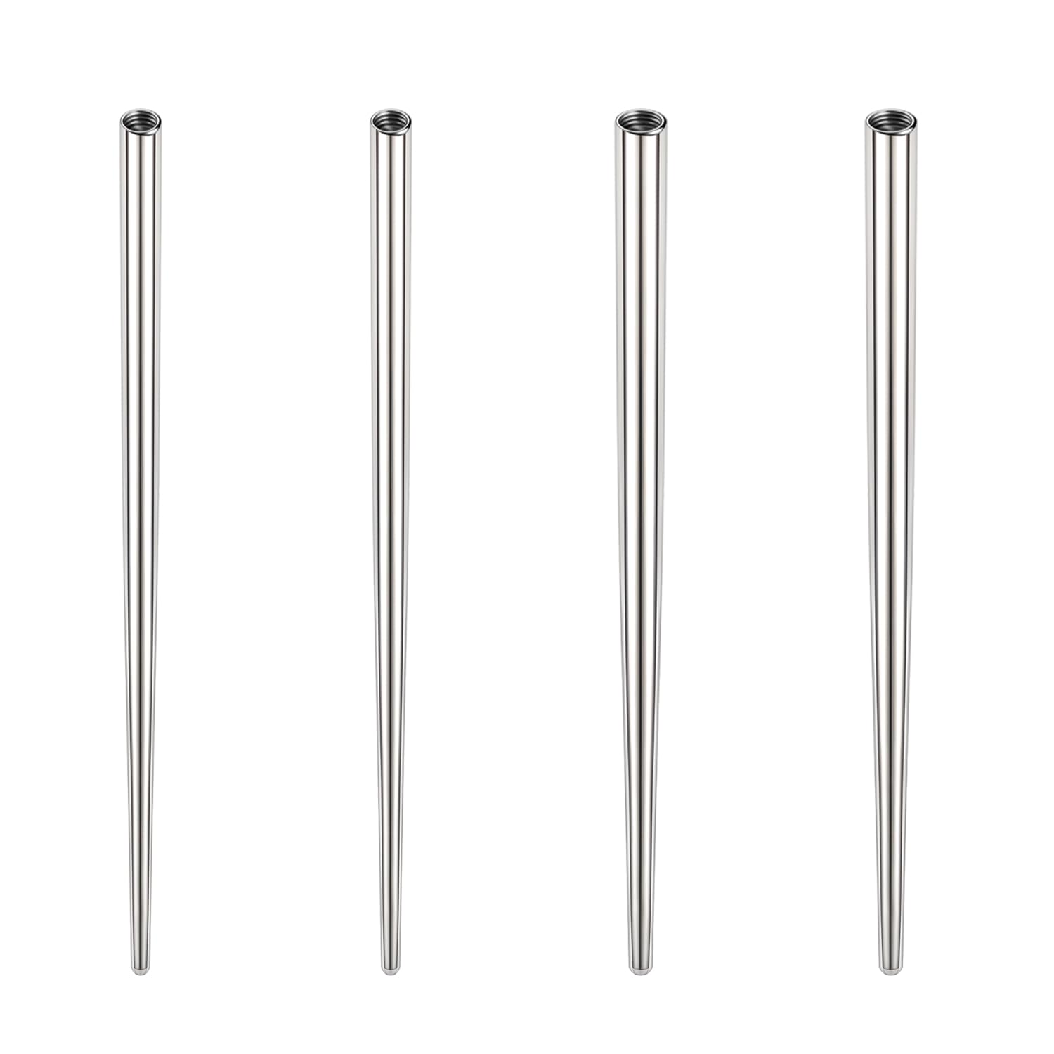 4pcs 316L Surgical Steel Piercing Taper Insert 16G 18G 20G External/Threadless/I