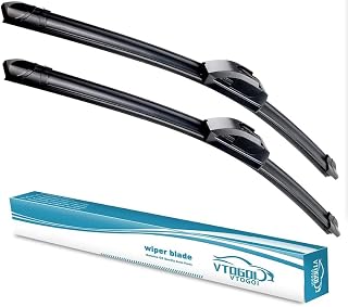 VTOGOI 26"+18" Beam Wiper Blades - for J‑Hook (Pack of 2) | OEM Premium Windshield Wiper Blades, Streak‑Free Cleaning & Quiet Operation, All‑Weather Performance, Long‑Lasting Durability
