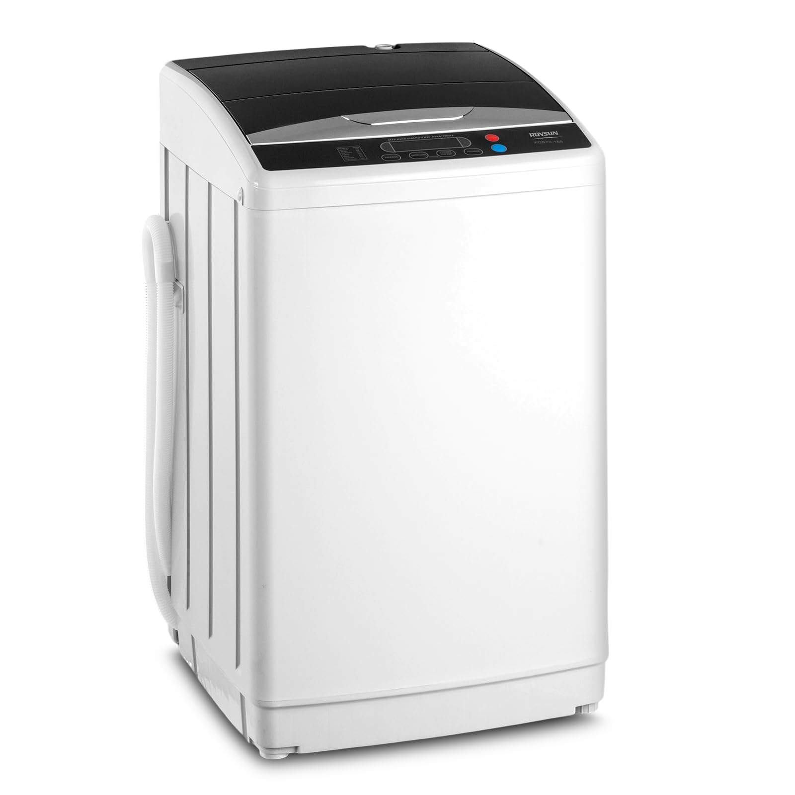 ROVSUN 25LBS Portable Washing Machine, Full-Automatic Electric Laundry Machine w