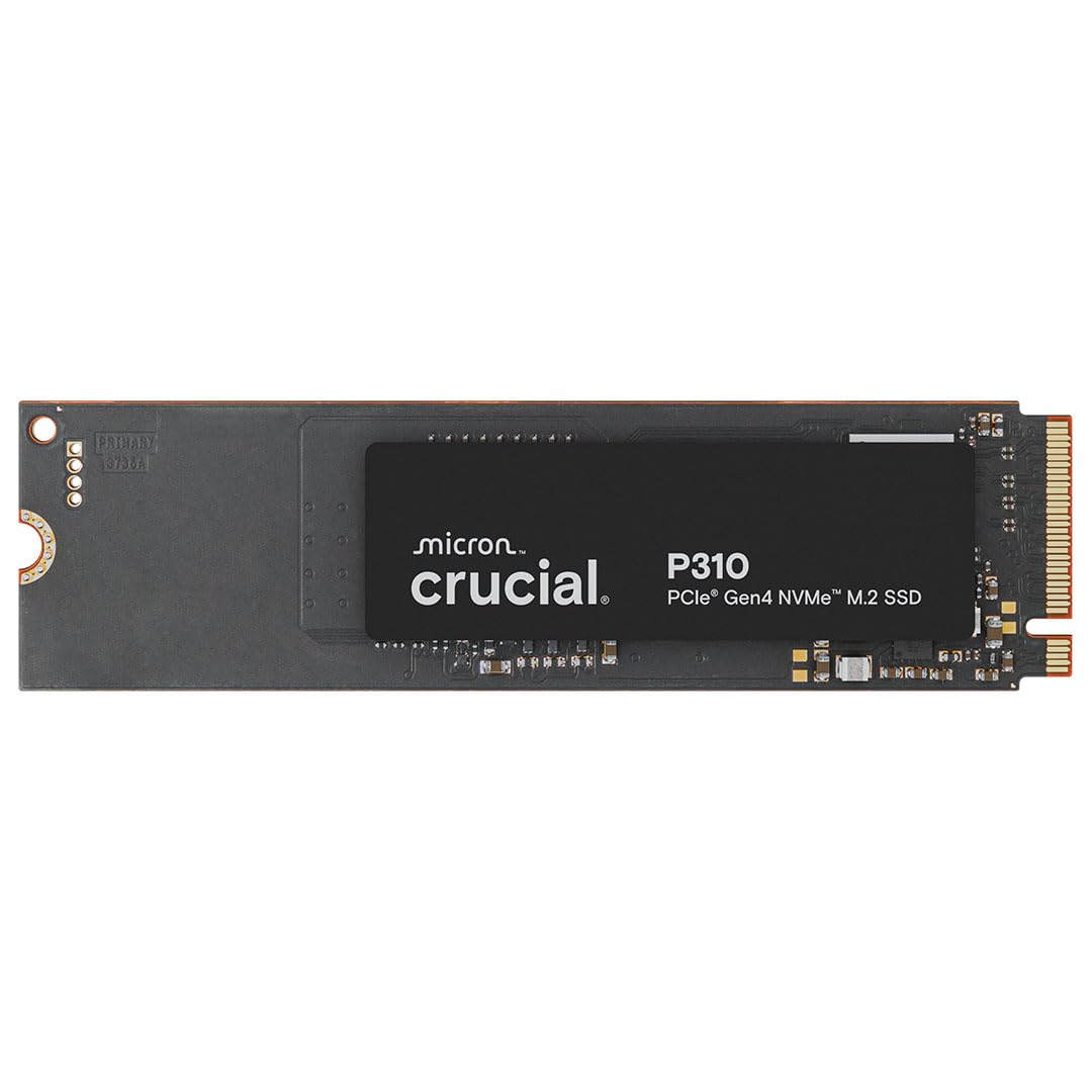 Crucial P310 2TB SSD, PCIe Gen4 NVMe M.2 2280, Up to 7,100MB/s, for Laptop, Desk