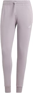 adidas Essentials - French Terry Pants with 3-Stripes Cuffs - Women's Trousers