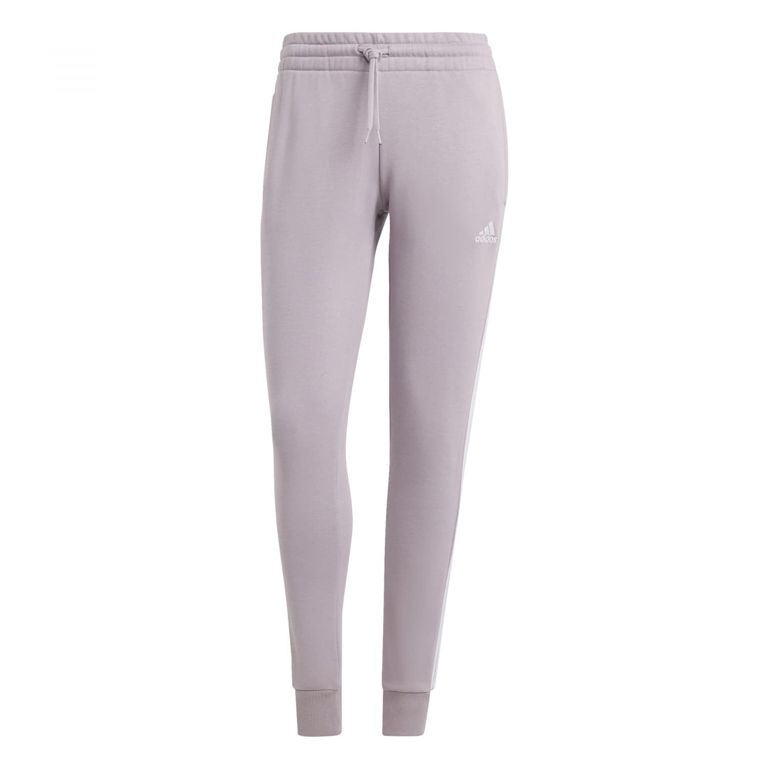 adidas Essentials - French Terry Pants with 3-Stripes Cuffs - Women's Trousers