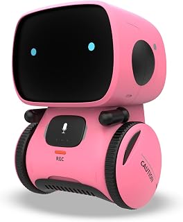 KaeKid Robot Toy for Girls, Interactive Smart Robots for Kids Children with Touch Sensor, Voice Control, Speech Recognition, Singing, Dancing, Walking, Recording & Repeating, Intelligent Educational Robotic Toys, Idea Gifts for 3 4 5 6 7 8 9 Year Old Boys Girls