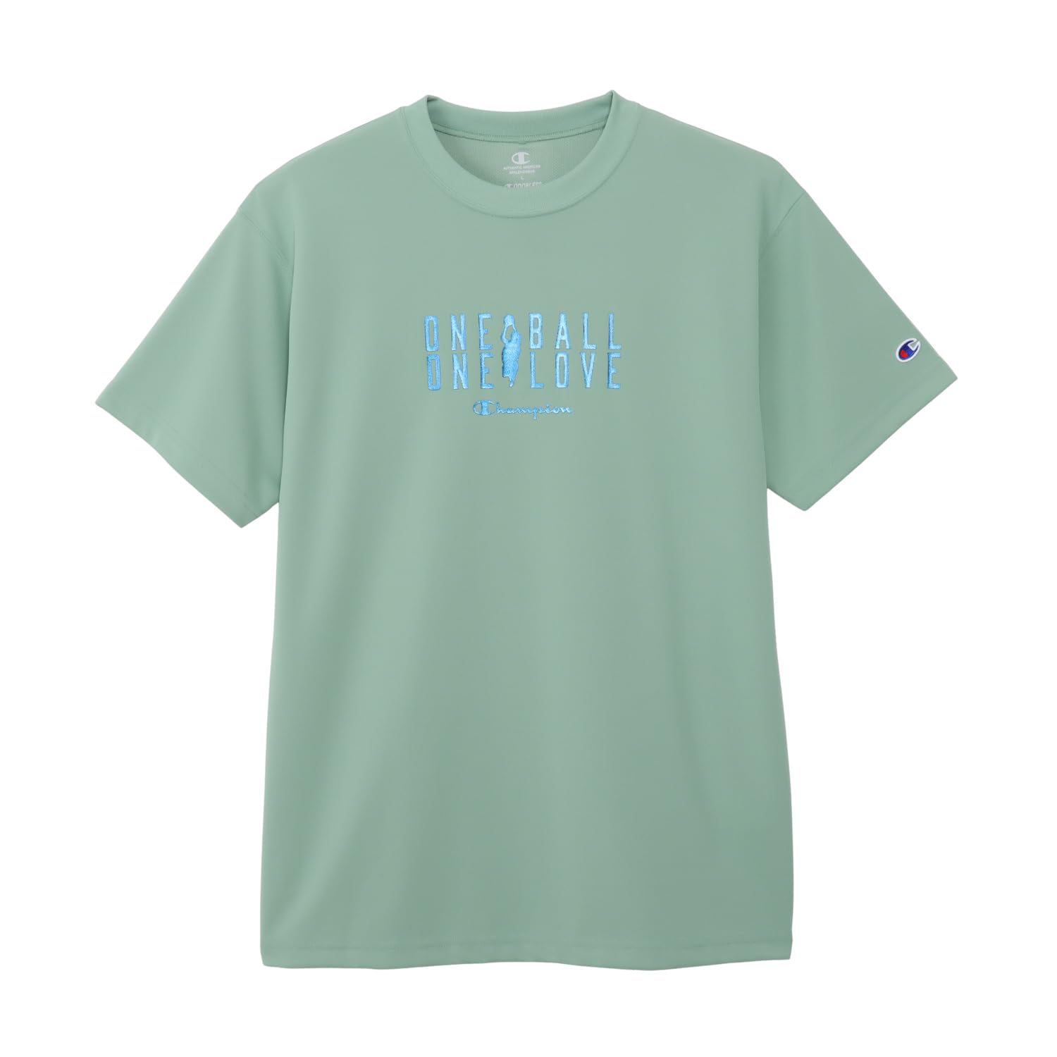 Champion Short Sleeve T-Shirt, Round Neck, Antibacterial, Odor Resistant, Quick 