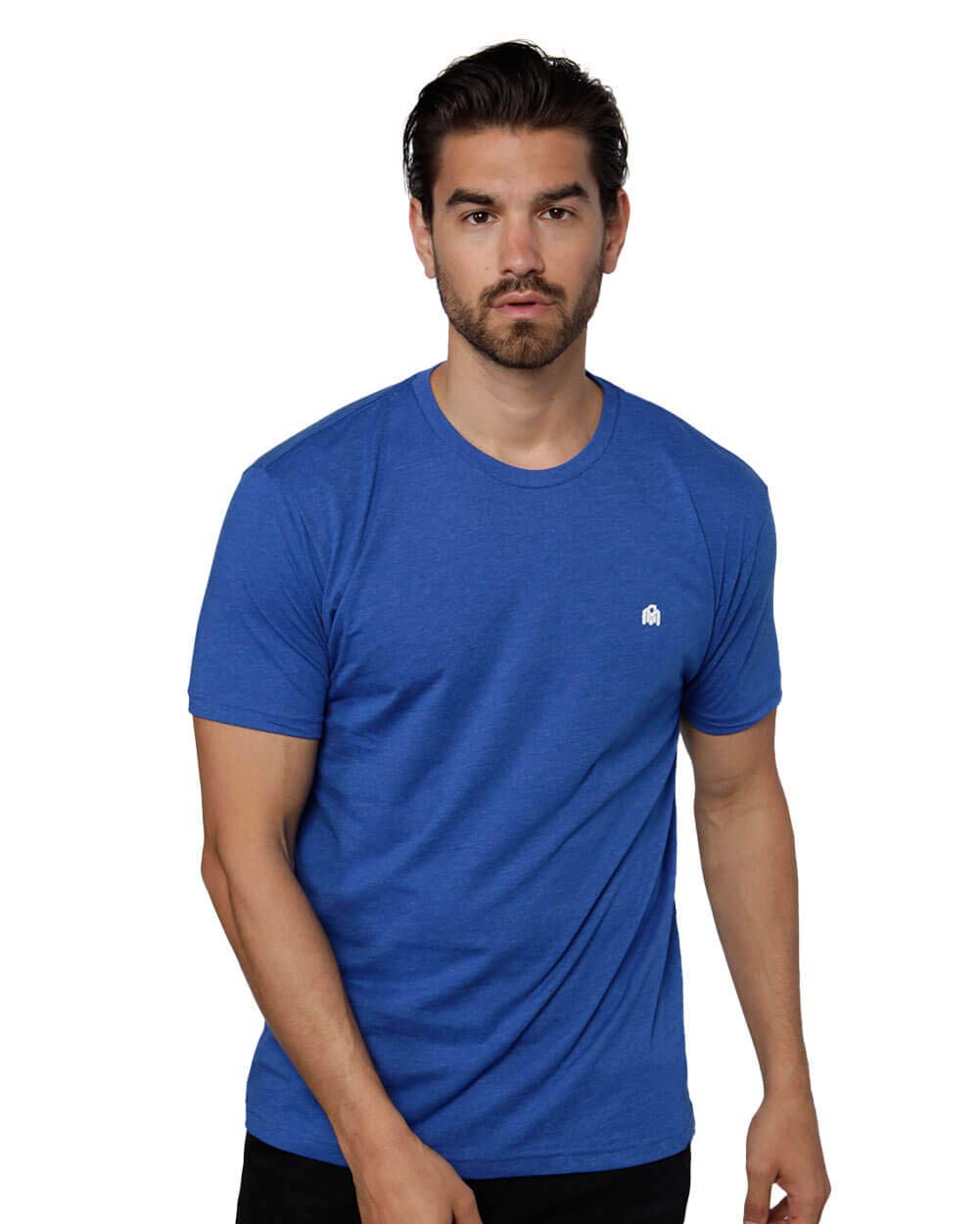 Mens T Shirts Soft Cotton Crew Neck Athletic Fit Casual Tees S-4XL