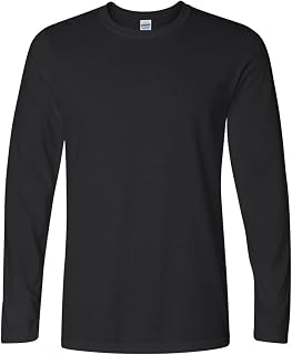 Gildan Men's Soft Style Long Sleeve T-Shirt, Cut