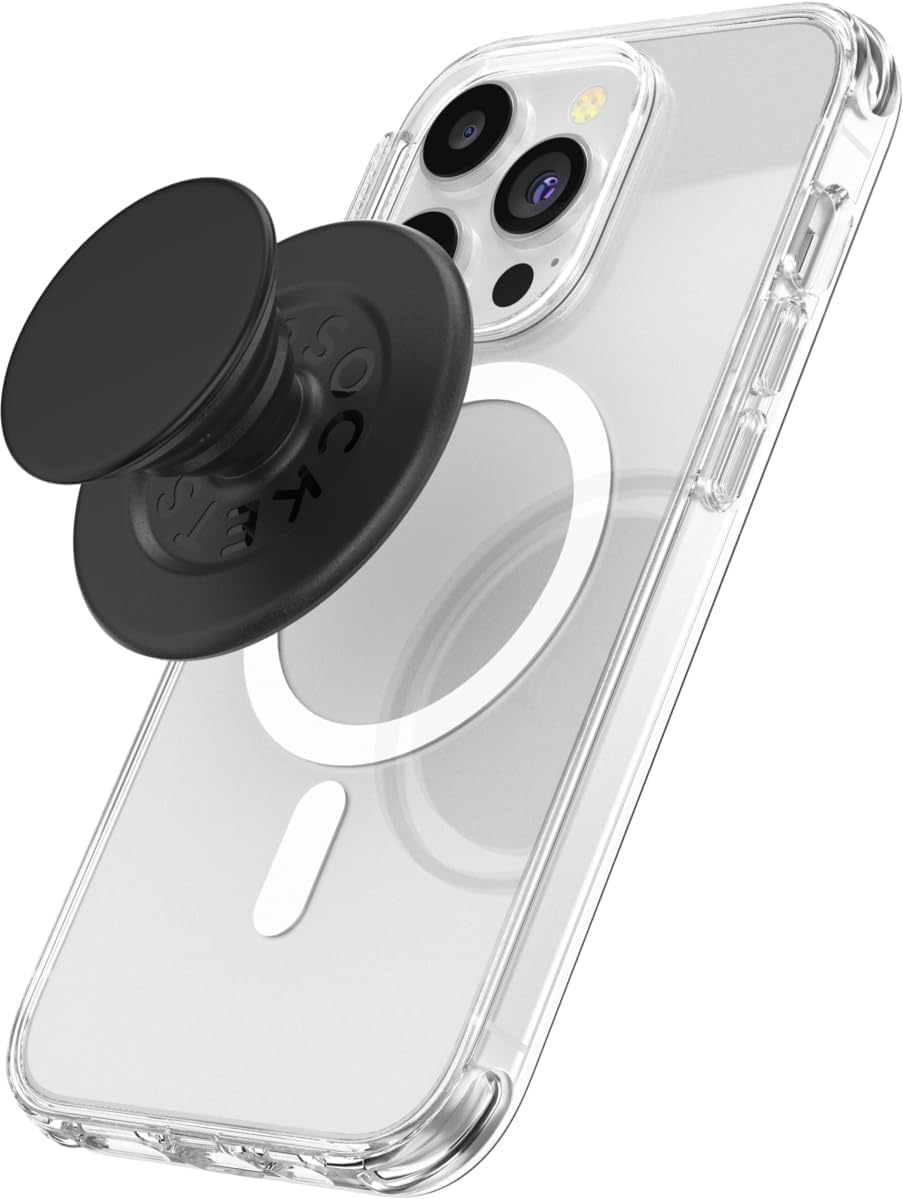 PopSockets Mobile Phone Grip for MagSafe, Magnetic Holder, Mobile Phone Stand, B