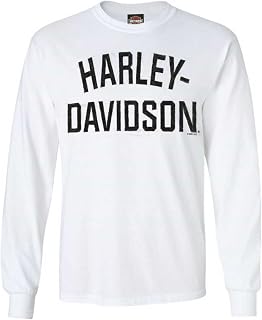 Harley-Davidson Men's Shirt, Heritage H-D Script Long Sleeve, Black 30296633