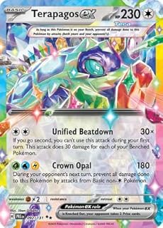 Pokemon - Terapagos ex 092/131 – Prismatic Evolutions – Double Rare – Foil Single Card