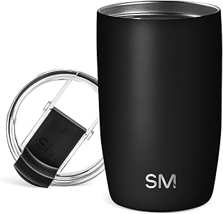 Simple Modern Travel Coffee Mug with Lid | 12oz | Black