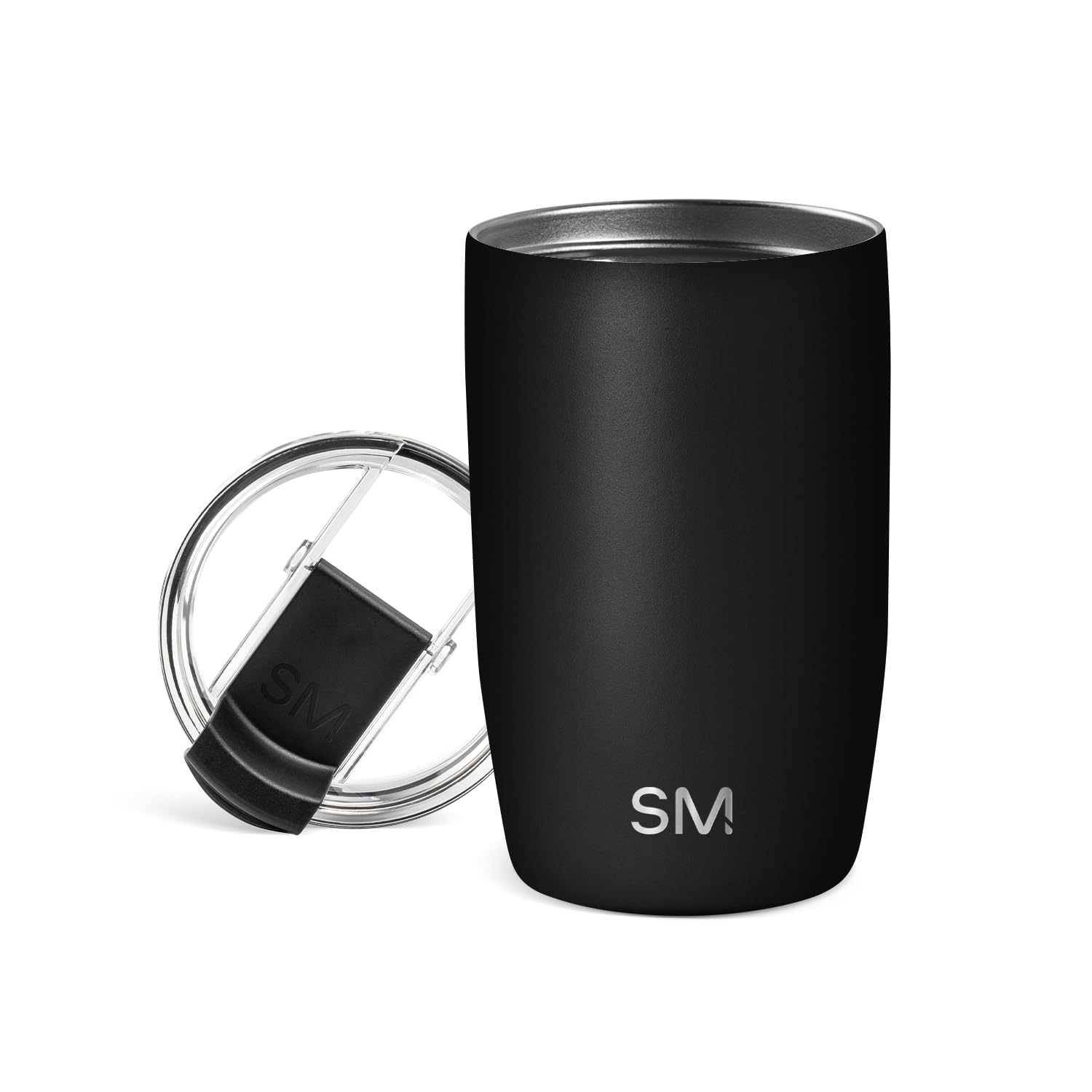 Simple Modern Travel Coffee Mug with Lid | 12oz | Black