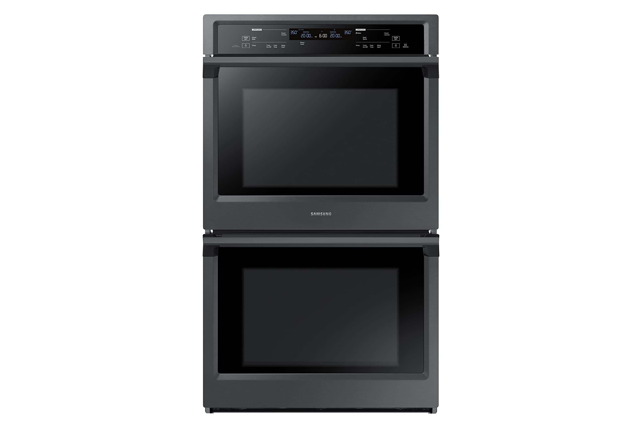 SAMSUNG 30" Smart Double Wall Oven w/Steam Cook, Wi-Fi, Large Oven Capacity, NV5