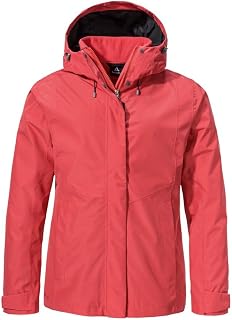 Schöffel Damen 3in1 Jacket Style Okere WMS, wasserdichte, atmungsaktive Outdoorjacke mit herausnehmbarer Fleecejacke, warme 3in1 Jacke mit verstellbarer Kapuze