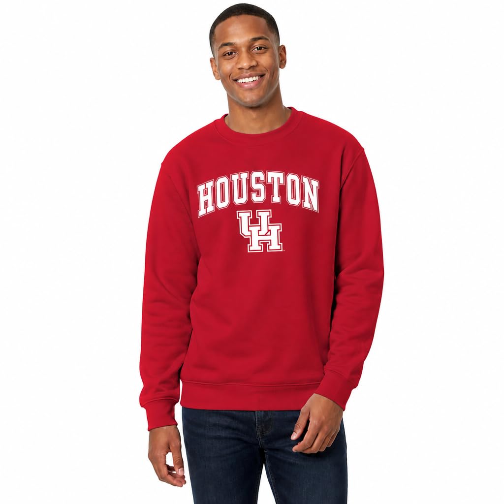 NCAA College Sweatshirt Fleece Crewneck Pullover for Men and Women