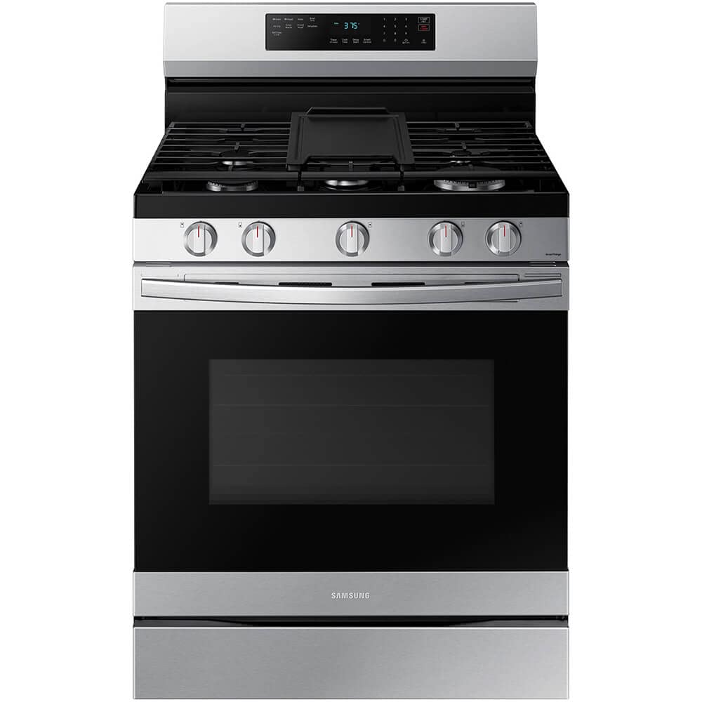 Samsung 6.0 Cu. Ft. Smart Freestanding Gas Range with No Pre-heat Air Fry & Conv