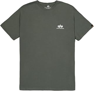 ALPHA INDUSTRIES Alpha Indutries Basic T Small Logo Neon Print T-Shirt for Men (Pack of 1)