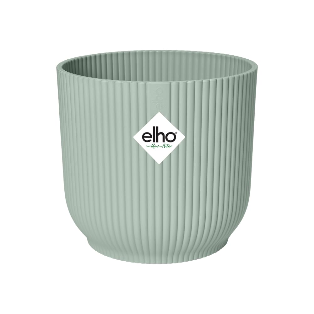 elho Vibes Fold Round 16cm Flower Pot - Sorbet Green | Ø 16.143 x H 14784 cm | S