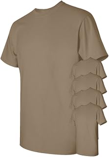 Gildan Men's Heavy Cotton T-Shirt 5 Pack