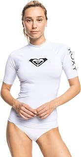Roxy Fitted Rashguard - UPF 50+, Compression Fit, Surf, Hiking, Yoga, Quick-Dry Swim Shirt Women's Rash Guard T-Shirt (Pack of 1)