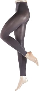 ESPRIT Women Cotton Breathable Leggings Cotton Elegant Thin Opaque Solid Color Belt Comfort No Pressure on Waist Perfect Fit Non Slip 1 Piece