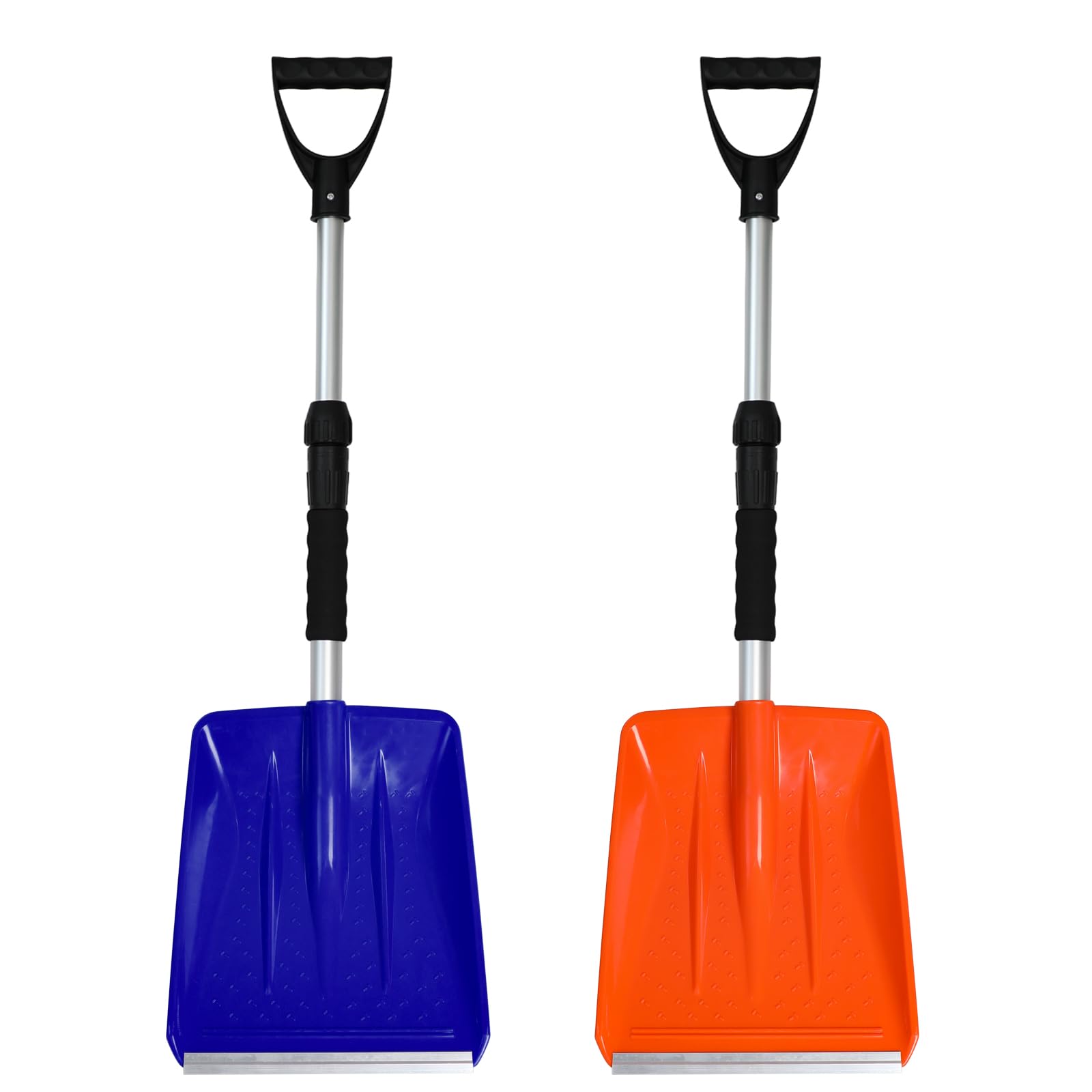 Kids Snow Shovel with D-Grip Handle, Aluminum Blade, Toddler Snow Shovel for Car