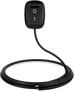 Hsthe Sea Car Rocker Switch ON/Off Double-Sided Adhesive Installation Surface Mount Button Switch for Power Switches LED Light Strip Fog Lamp Daytime Running Light