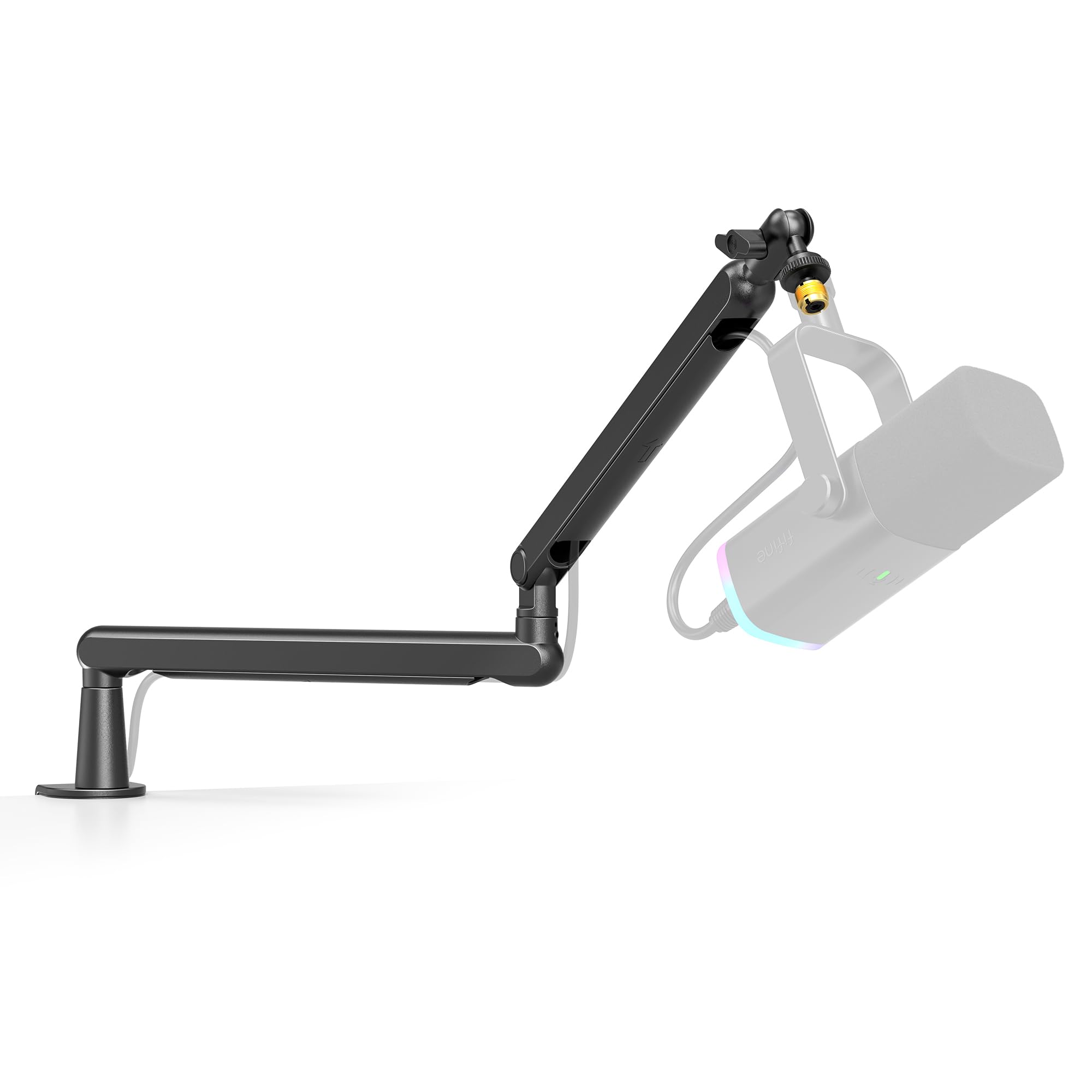 FIFINE BM88 Low Profile Microphone Boom Arm Stand for Gaming Streaming | Adjusta