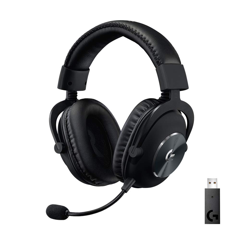 Logitech G PRO X Wireless Lightspeed Gaming Headset with Blue VO!CE Mic Filter T