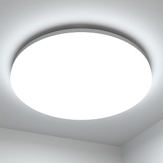 Lepro Bathroon Ceiling Light, 15W 100W Equivalent, Daylight White, 22cm | Waterproof IP54, 1500LM LED Ceiling Light, Round, Dome, Modern for Kitchen, Toilet, Porch, Bedroom, Utility Room
