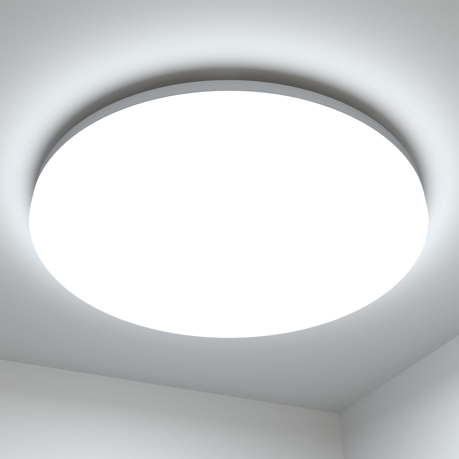 Lepro Bathroon Ceiling Light, 15W 100W Equivalent, Daylight White, 22cm | Waterp