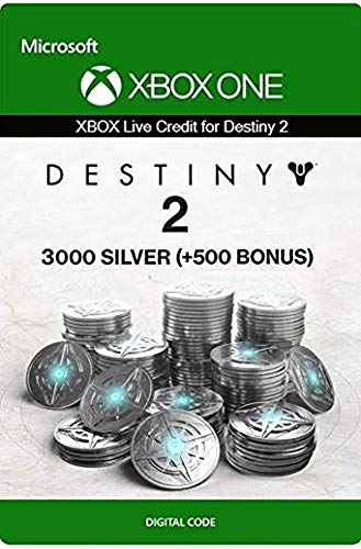 Xbox Live Credit for Destiny 2: 3000 (+500 Bonus) Silver Xbox One/Windows 10 PC 